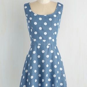 Modcloth Call the Dots Dress
